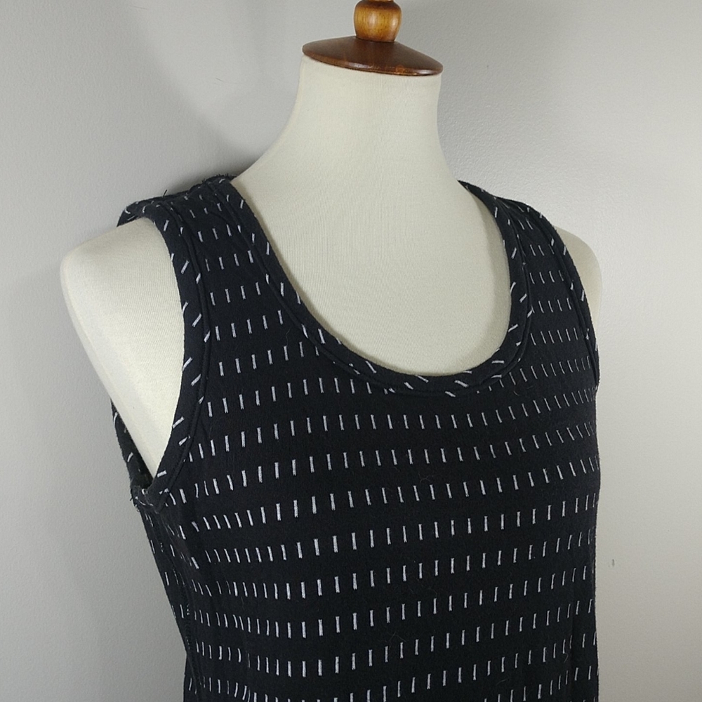 Dress: NEW Reversable Stripe Knit Tank Dress